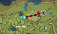 Travelers should see this symbol on the world map (Image via HoYoverse)
